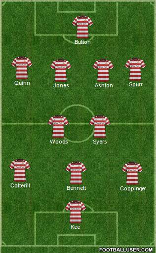 Doncaster Rovers Formation 2012
