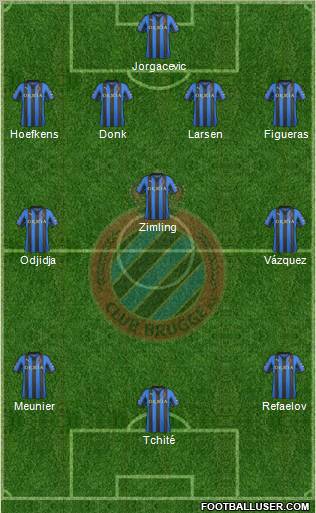 Club Brugge KV Formation 2012