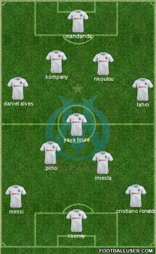 Olympique de Marseille Formation 2012