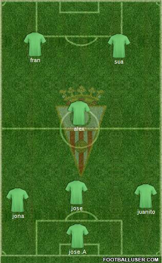 Algeciras C.F. football formation