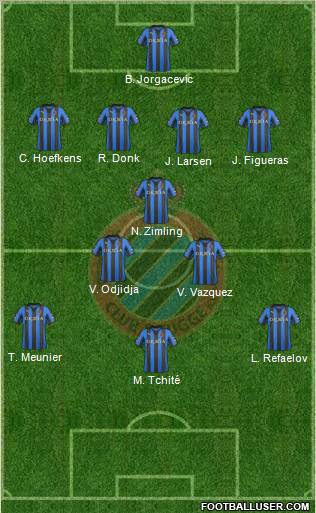 Club Brugge KV Formation 2012