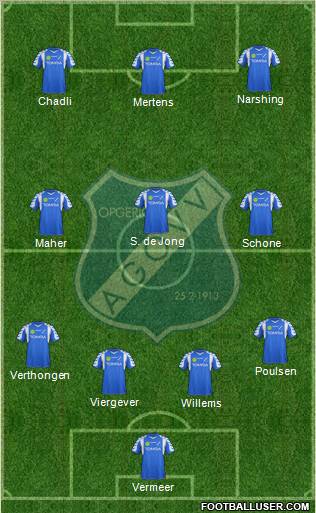 AGOVV Apeldoorn Formation 2012