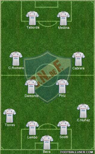 Club Nacional de Football Formation 2012