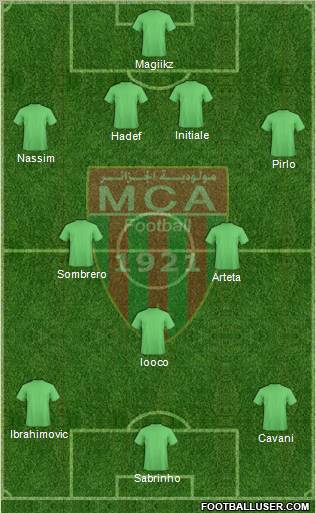 Mouloudia Club d'Alger Formation 2012