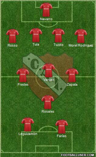 Independiente Formation 2012