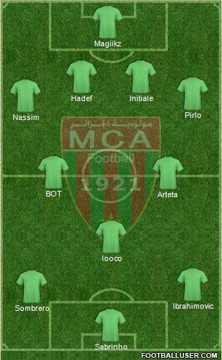 Mouloudia Club d'Alger Formation 2012