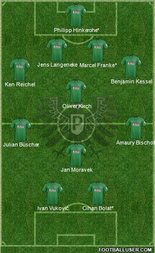SC Preußen Münster Formation 2012