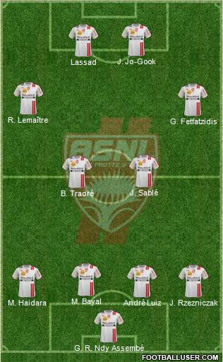 A.S. Nancy Lorraine Formation 2012