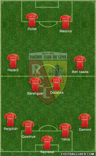Racing Club de Lens Formation 2012