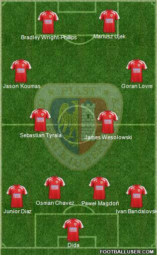 Piast Gliwice Formation 2012