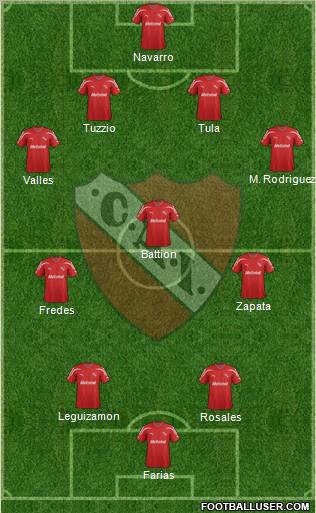 Independiente Formation 2012