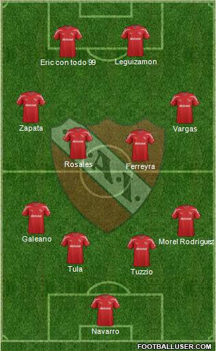 Independiente Formation 2012