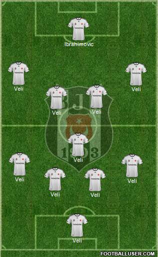 Besiktas JK Formation 2012