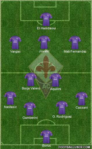 Fiorentina Formation 2012