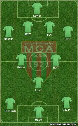 Mouloudia Club d'Alger Formation 2012
