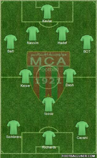 Mouloudia Club d'Alger Formation 2012