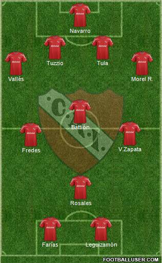Independiente Formation 2012