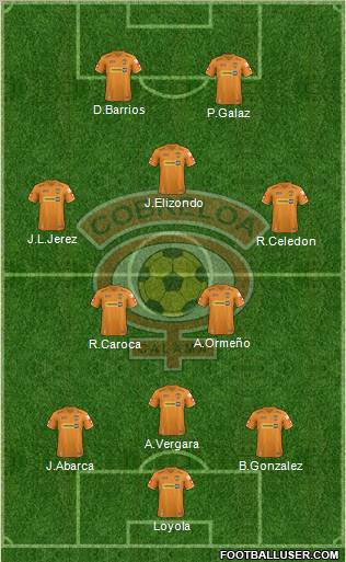 CD Cobreloa S.A.D.P. Formation 2012