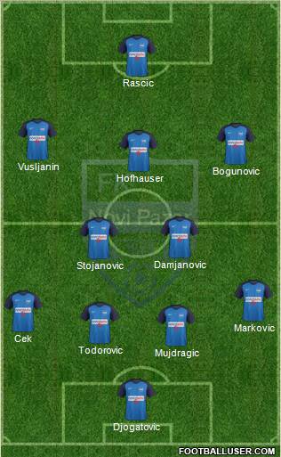 FK Novi Pazar Formation 2012