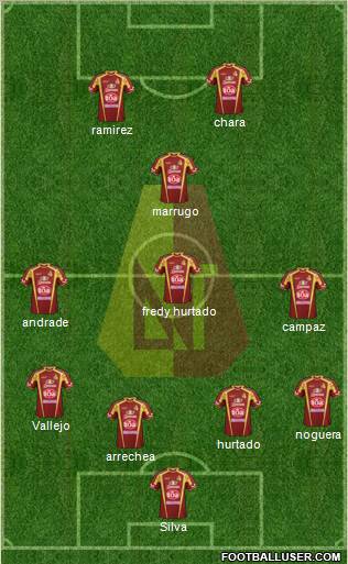 CC Deportes Tolima Formation 2012