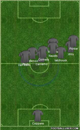 KSV Roeselare Formation 2012