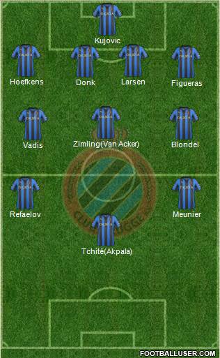Club Brugge KV Formation 2012