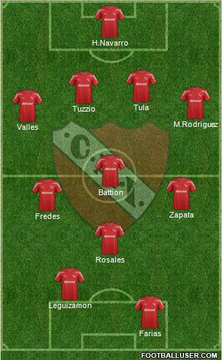 Independiente Formation 2012
