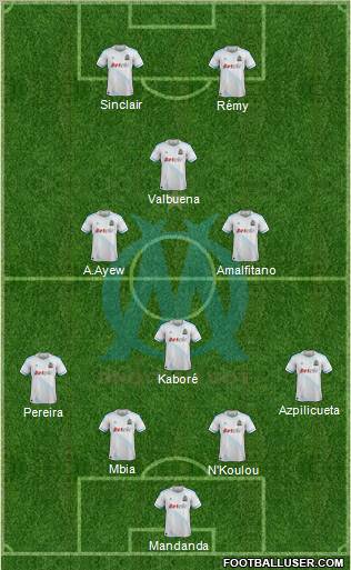 Olympique de Marseille Formation 2012