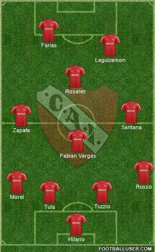 Independiente Formation 2012