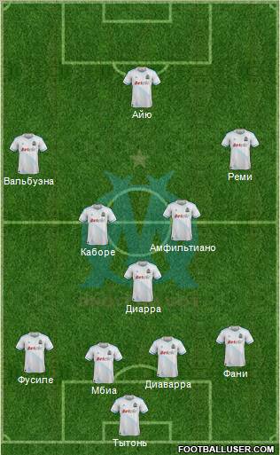 Olympique de Marseille Formation 2012