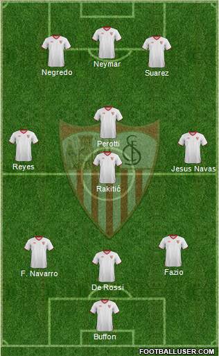 Sevilla F.C., S.A.D. Formation 2012