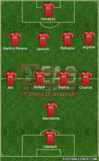 En Avant de Guingamp football formation