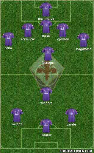 Fiorentina Formation 2012