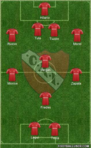 Independiente Formation 2012
