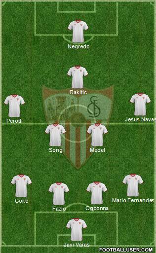 Sevilla F.C., S.A.D. Formation 2012