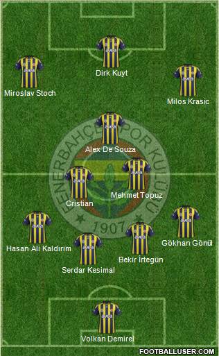 Fenerbahçe SK Formation 2012