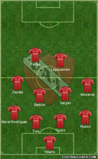 Independiente Formation 2012