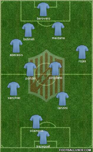 9 de Julio Formation 2012