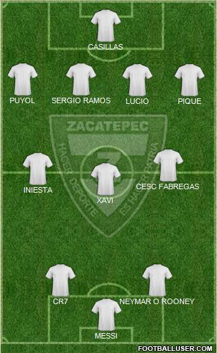 Club Cañeros de Zacatepec Formation 2012