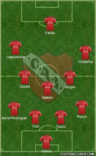 Independiente Formation 2012