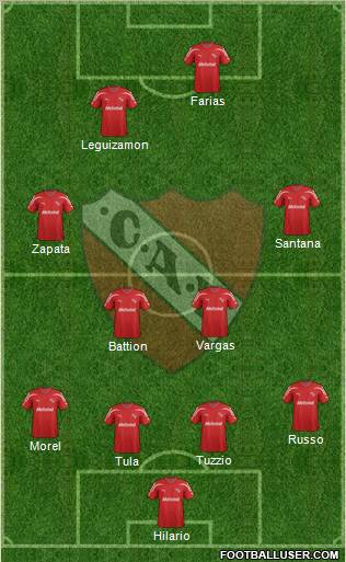 Independiente Formation 2012
