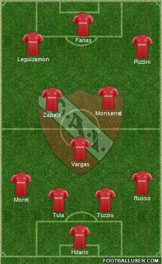 Independiente Formation 2012