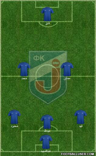 FK Jagodina Formation 2012