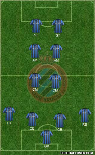 Club Brugge KV Formation 2012