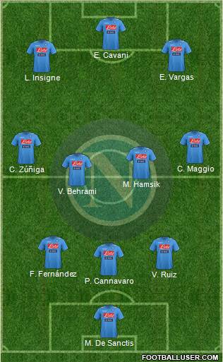 Napoli Formation 2012