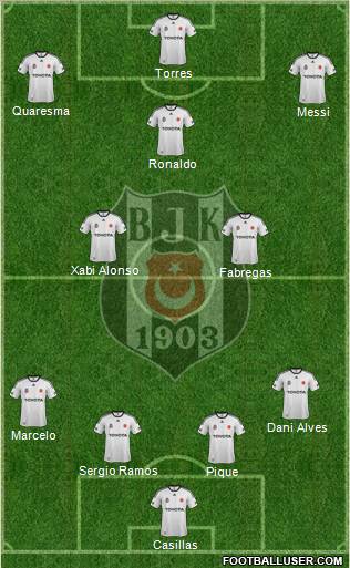 Besiktas JK Formation 2012