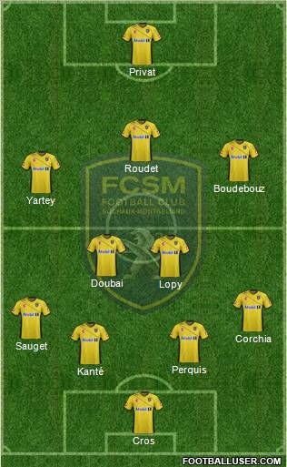 FC Sochaux-Montbéliard Formation 2012