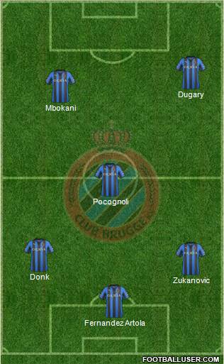 Club Brugge KV Formation 2012