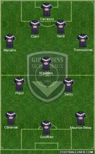 FC Girondins de Bordeaux Formation 2012