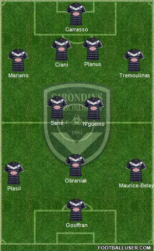 FC Girondins de Bordeaux Formation 2012